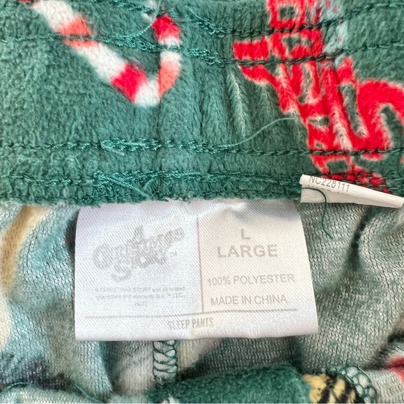A Christmas Story Printed Mens Fleece Sleep Pants Pajama Bottoms Size Large - Picture 5 of 8